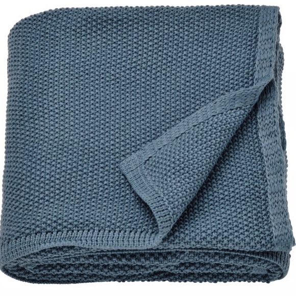 IKEA HUMLEMOTT Throw,‎ Blue-Gray, 51"x67" (805.495.47) NEW - Picture 1 of 3